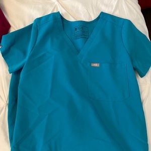 Figs xs Catarina and xs tall Zamora in teal